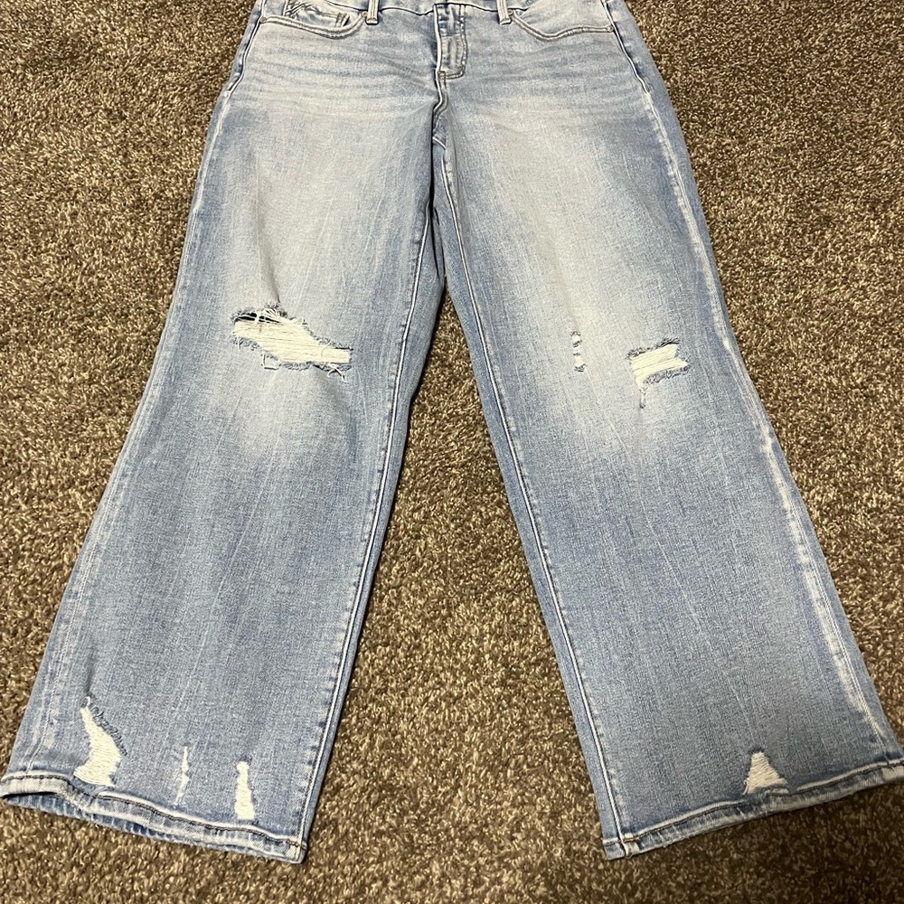 Buckle Black Wide Leg Jeans